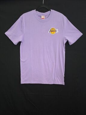 NBA Lavender Los Angeles Lakers Short Sleeve Tee
